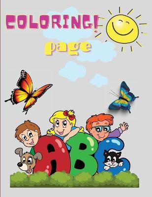 Book cover for ABC coloring page