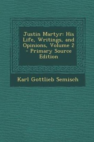 Cover of Justin Martyr