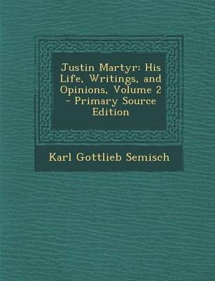 Book cover for Justin Martyr