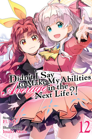 Cover of Didn't I Say to Make My Abilities Average in the Next Life?! (Light Novel) Vol. 12