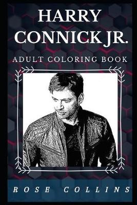 Book cover for Harry Connick Jr. Adult Coloring Book