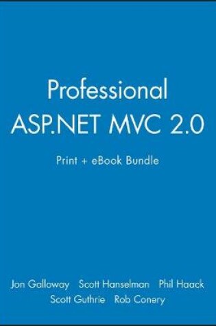 Cover of Professional ASP.Net MVC 2.0 Print + eBook Bundle