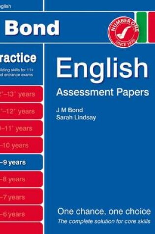 Cover of Bond Assessment Papers English 8-9 Yrs