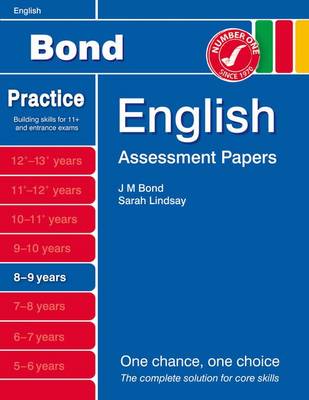 Book cover for Bond Assessment Papers English 8-9 Yrs
