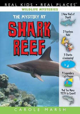 Book cover for The Mystery at Shark Reef