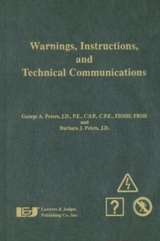 Cover of Warnings, Instructions, and Technical Communications