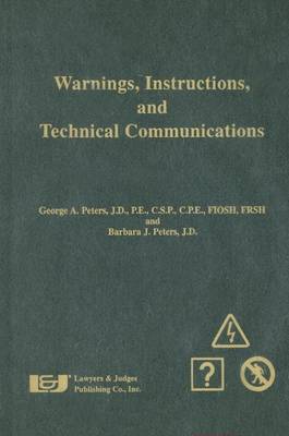 Book cover for Warnings, Instructions, and Technical Communications