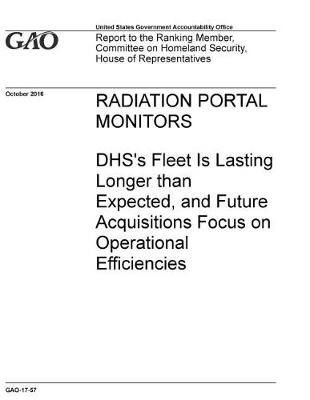 Book cover for Radiation Portal Monitors