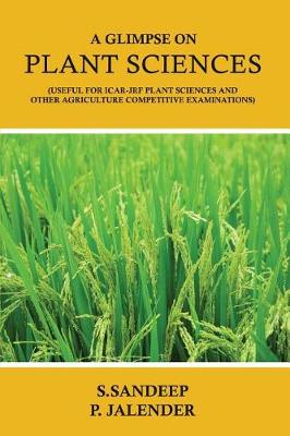 Book cover for A Glimpse on Plant Sciences