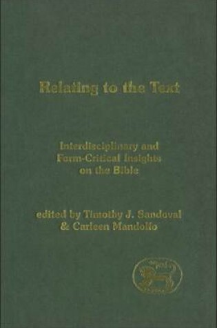 Cover of Relating to the Text