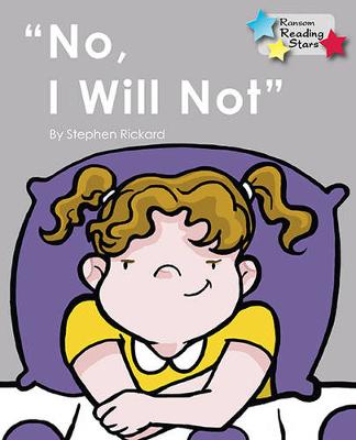 Book cover for No, I Will Not