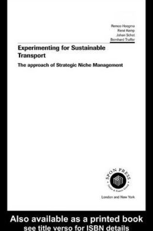 Cover of Experimenting for Sustainable Transport