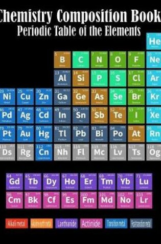 Cover of Chemistry Composition Book Periodic Table Of The Elements