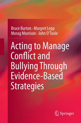 Book cover for Acting to Manage Conflict and Bullying Through Evidence-Based Strategies