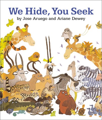 Book cover for We Hide, You Seek Board Book