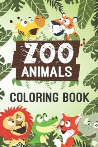 Cover of Zoo animals coloring book