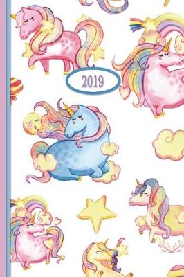 Cover of 2019 Planner - Pink Unicorns