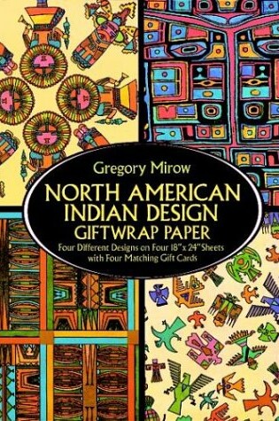 Cover of North American Indian Design Giftwrap Paper