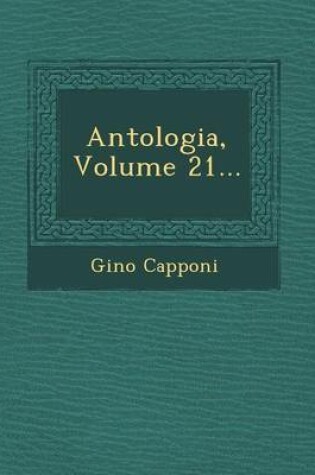 Cover of Antologia, Volume 21...