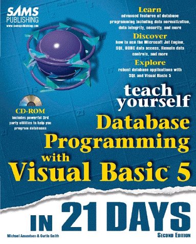 Cover of Sams Teach Yourself Database Programming with Visual Basic in 21 Days