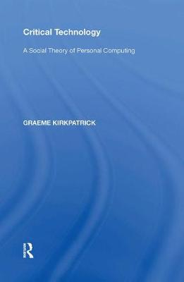 Book cover for Critical Technology