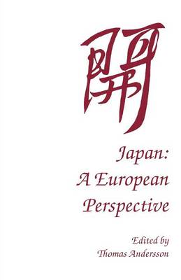 Book cover for Japan: A European Perspective