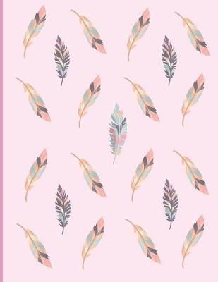 Book cover for Boho Chic Feathers Notebook