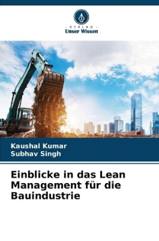 Cover of Einblicke in das Lean Management f�r die Bauindustrie