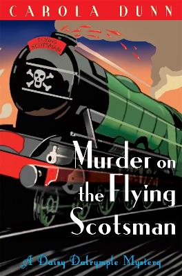 Book cover for Murder on the Flying Scotsman