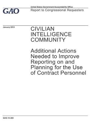 Book cover for Civilian Intelligence Community