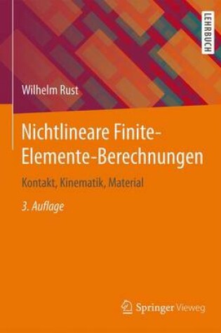 Cover of Nichtlineare Finite-Elemente-Berechnungen