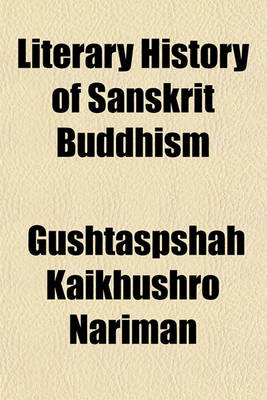 Book cover for Literary History of Sanskrit Buddhism