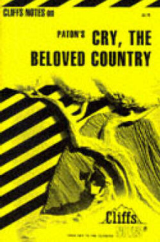 Cover of Notes on Paton's "Cry, the Beloved Country"