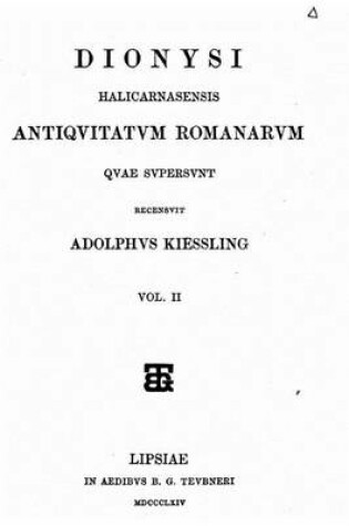 Cover of Antiqvitatvm romanarvm qvae svpersvnt - Vol. II