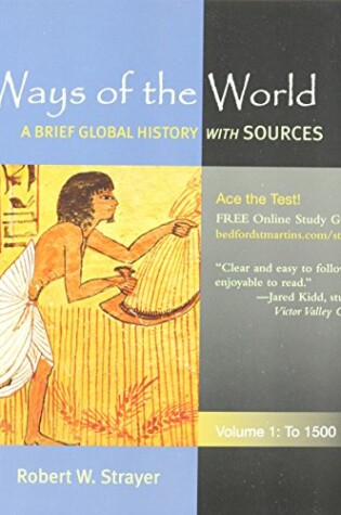 Cover of Ways of the World with Sources V1 & Bedford Glossary World History & Historical Atlas of World History & World History Matters