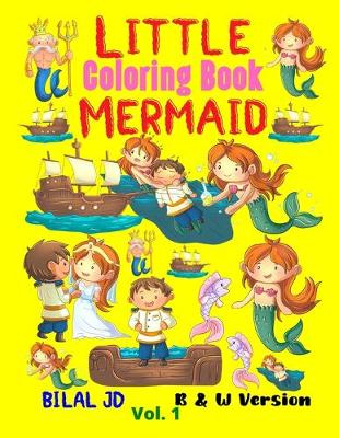 Book cover for Little Mermaid Coloring Book