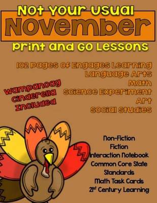 Book cover for Not Your Usual November Print and Go Lessons