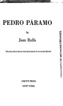 Book cover for Pedro Parama