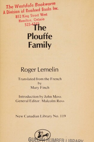 Cover of Plouffe Family