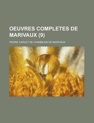 Book cover for Oeuvres Completes de Marivaux (9)