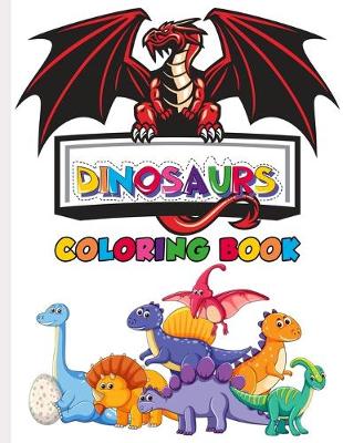 Book cover for Dinosaur Coloring Book