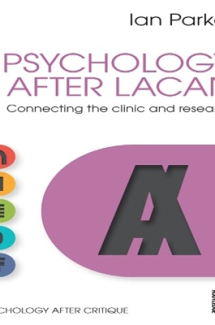 Cover of Psychology After Lacan