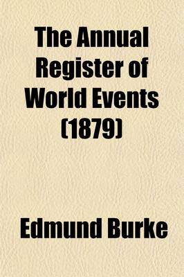 Book cover for The Annual Register of World Events (Volume 120); A Review of the Year