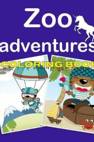 Cover of Zoo Adventures Coloring Book