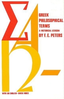 Book cover for Greek Philosophical Terms