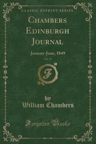 Cover of Chambers Edinburgh Journal, Vol. 11