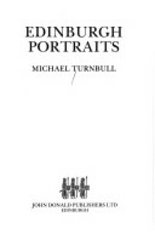 Cover of Edinburgh Portraits