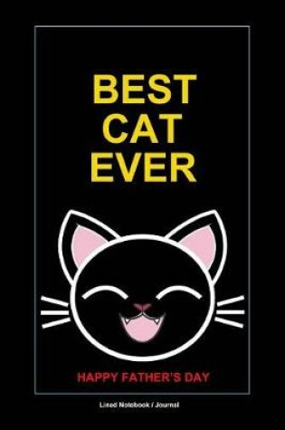 Cover of Best cat dad ever journal