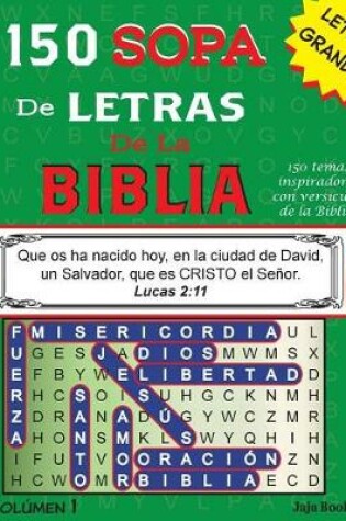 Cover of 150 SOPA de LETRAS de la BIBLIA, Volúmen 1