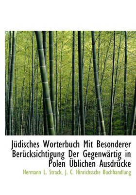 Book cover for J Disches Worterbuch Mit Besonderer Uber Cksichtigung Der Gegenw Rtig in Polen Blichen Ausdr Cke